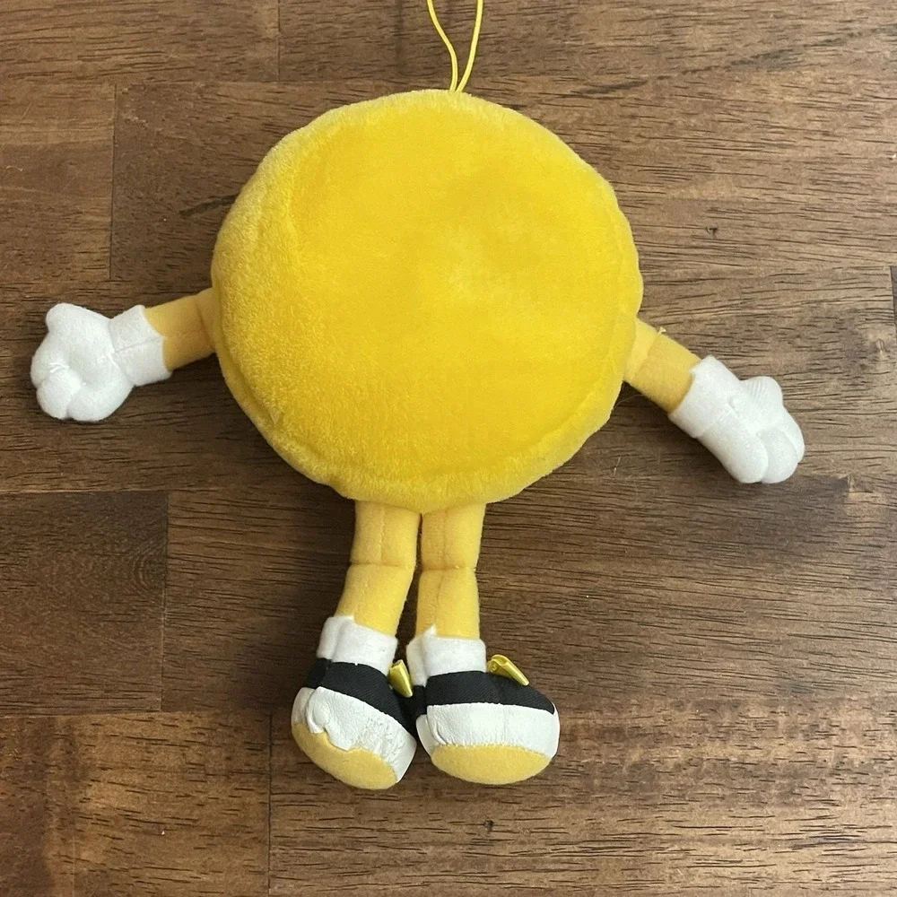 Vtv Smiley Face‎ Plush Stuffed Toy With Arms & Legs Yellow Hanging Anthromorphic